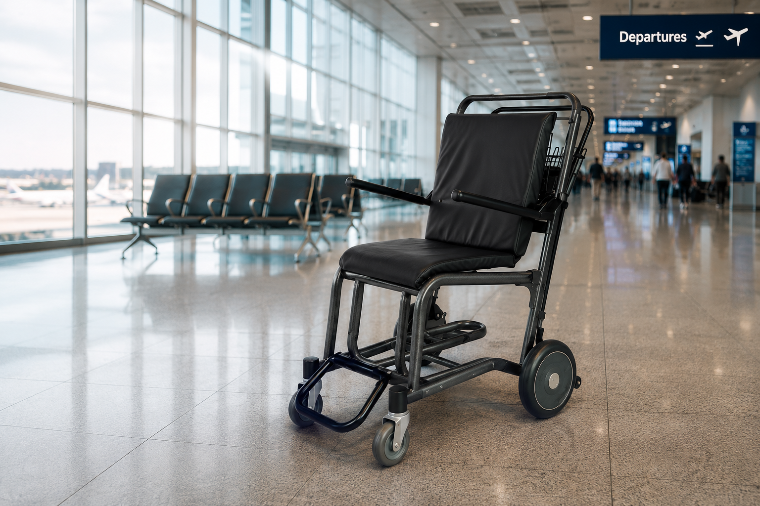 Commercial wheelchair fleet support